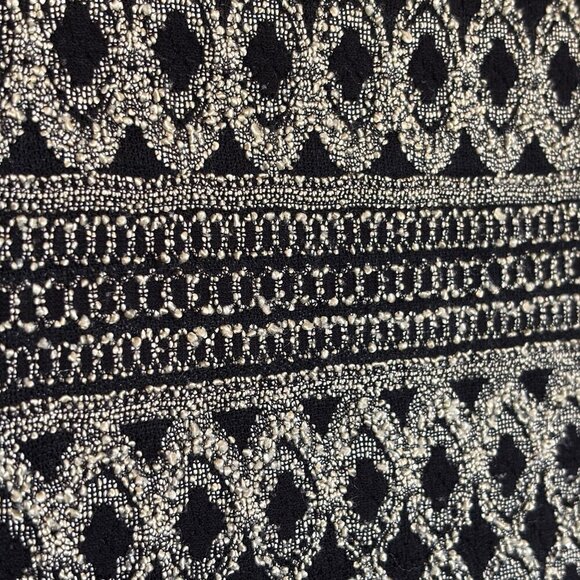 Vintage Black & Tan Textured Knit Top Size XL - Picture 6 of 8